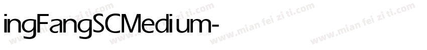 ingFangSC Medium字体转换